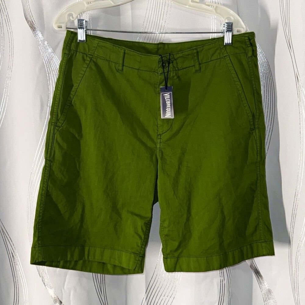 Vilebrequin Men’s Green Cotton Chino Shorts